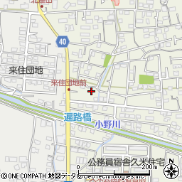 愛媛県松山市久米窪田町1031周辺の地図