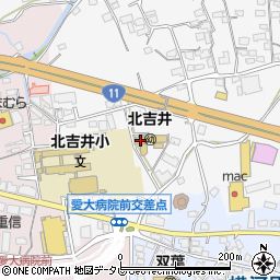 愛媛県東温市樋口1400周辺の地図