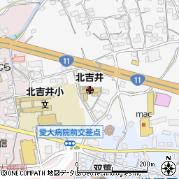 東温市立　北吉井幼稚園周辺の地図