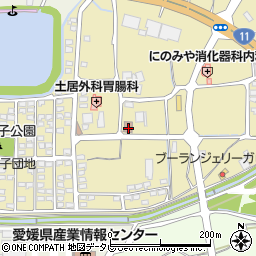 松山市役所　消防局南消防署東部支署周辺の地図