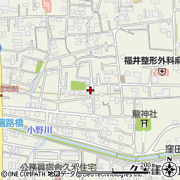 愛媛県松山市久米窪田町1004-1周辺の地図