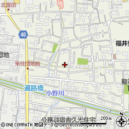 愛媛県松山市久米窪田町1036周辺の地図