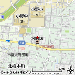 小野公民館周辺の地図