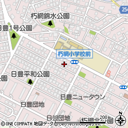 福岡県北九州市小倉南区朽網西4丁目2周辺の地図
