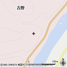 徳島県那賀郡那賀町吉野夏野周辺の地図