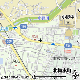 愛媛県松山市水泥町888周辺の地図