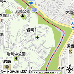 井手原公園周辺の地図