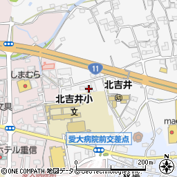 愛媛県東温市樋口1407周辺の地図