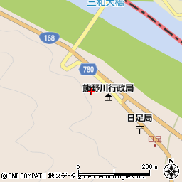 和歌山県新宮市熊野川町日足314周辺の地図