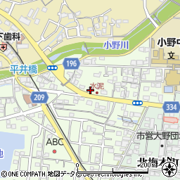 愛媛県松山市水泥町877周辺の地図