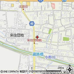 愛媛県松山市久米窪田町1068-6周辺の地図