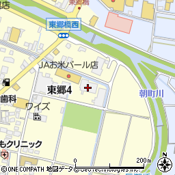 宗像農協　東郷支店周辺の地図