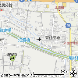 小野川周辺の地図
