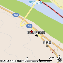 和歌山県新宮市熊野川町日足315周辺の地図