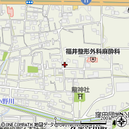 久米公民館北窪田分館周辺の地図