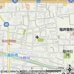 愛媛県松山市久米窪田町1007周辺の地図