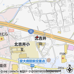 愛媛県東温市樋口1404周辺の地図