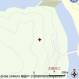 徳島県那賀郡那賀町大戸藤原周辺の地図