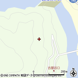 徳島県那賀町（那賀郡）大戸（藤原）周辺の地図