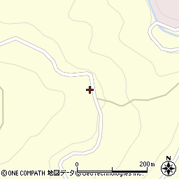 高知県長岡郡大豊町桃原302周辺の地図