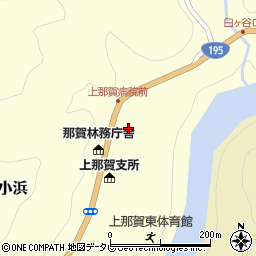 那賀町立上那賀病院周辺の地図