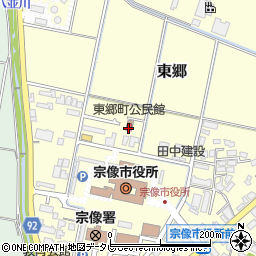 東郷町公民館周辺の地図