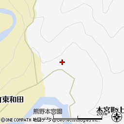 和歌山県田辺市本宮町上大野153周辺の地図