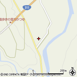 和歌山県田辺市中辺路町近露2155周辺の地図