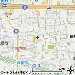 愛媛県松山市久米窪田町1039周辺の地図