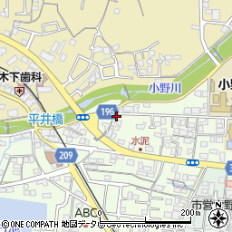 愛媛県松山市水泥町873周辺の地図