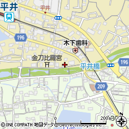 愛媛県松山市平井町2588周辺の地図