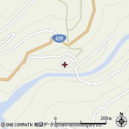 高知県長岡郡大豊町西峯2439周辺の地図