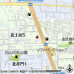 愛媛新聞　エリアサービス石井東周辺の地図