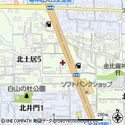 愛媛新聞松山販売周辺の地図