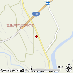 和歌山県田辺市中辺路町近露2140周辺の地図