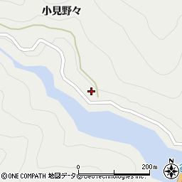 徳島県那賀郡那賀町木頭助小見野々139-1周辺の地図