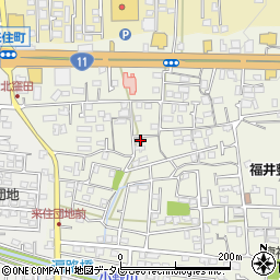 愛媛県松山市久米窪田町1124周辺の地図