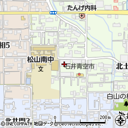 松山市地域包括支援センター　石井・浮穴・久谷周辺の地図