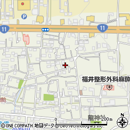 愛媛県松山市久米窪田町911周辺の地図