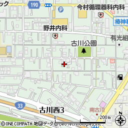 愛媛建設新聞社周辺の地図