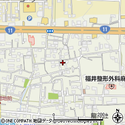 愛媛県松山市久米窪田町909周辺の地図