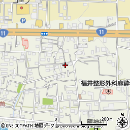 愛媛県松山市久米窪田町913-1周辺の地図