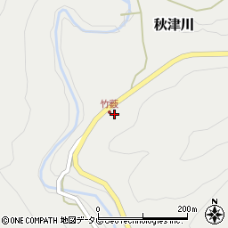 和歌山県田辺市秋津川1668-1周辺の地図