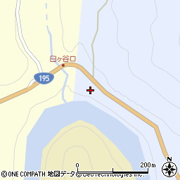 徳島県那賀町（那賀郡）桜谷（臼ヶ口）周辺の地図