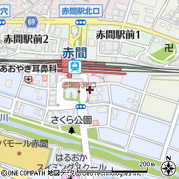プレザント栄町周辺の地図