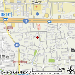 愛媛県松山市久米窪田町1120周辺の地図
