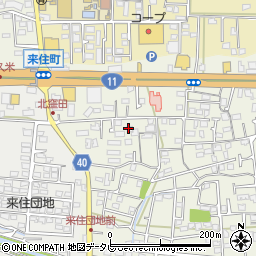 愛媛県松山市久米窪田町1131周辺の地図