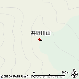 井野川山周辺の地図