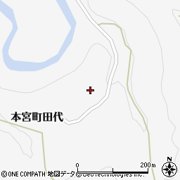 和歌山県田辺市本宮町田代78周辺の地図
