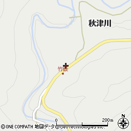 和歌山県田辺市秋津川1668-2周辺の地図